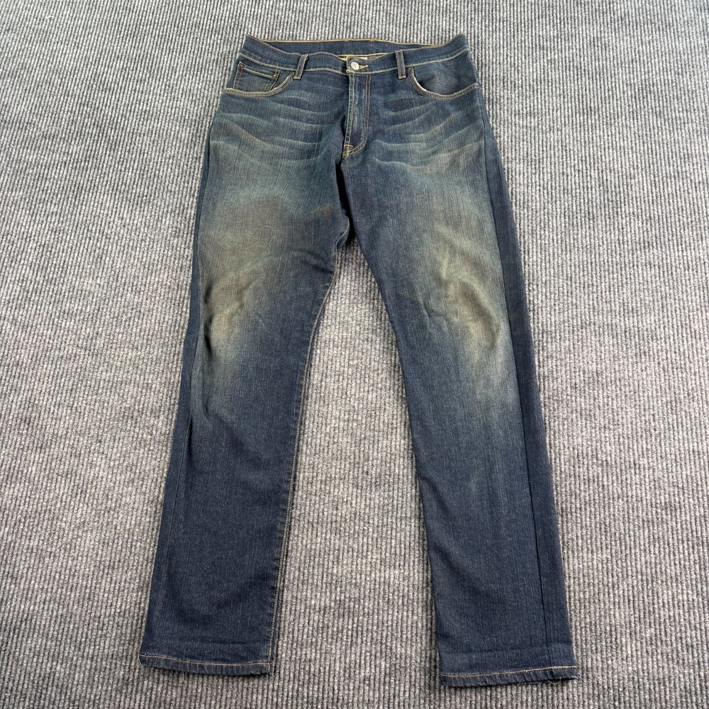 Lucky Brand Jeans Men 40x30 Blue 121 Heritage Slim Medium Wash Stretch Denim